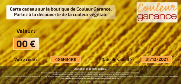 Carte cadeau 16 Carte cadeau 16